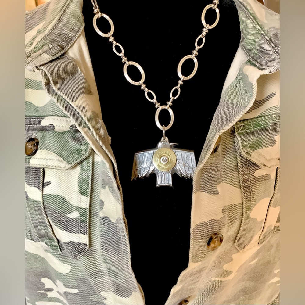 Car emblem/ 12 gage necklace
